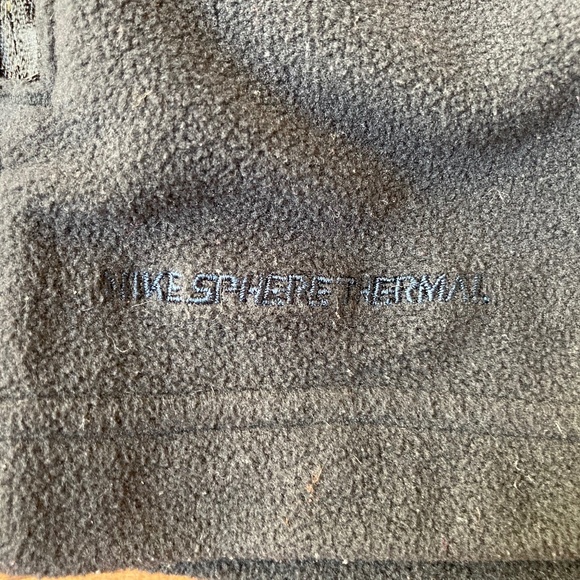 Nike Sphere Thermal Vest Men's Fleece Vest Size XL Full Zip Sleeveless Black - Picture 6 of 8